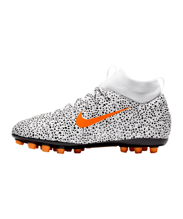 Nike Jr Mercurial Superfly VII Safari Academy CR7 AG Kids F180 - weiss