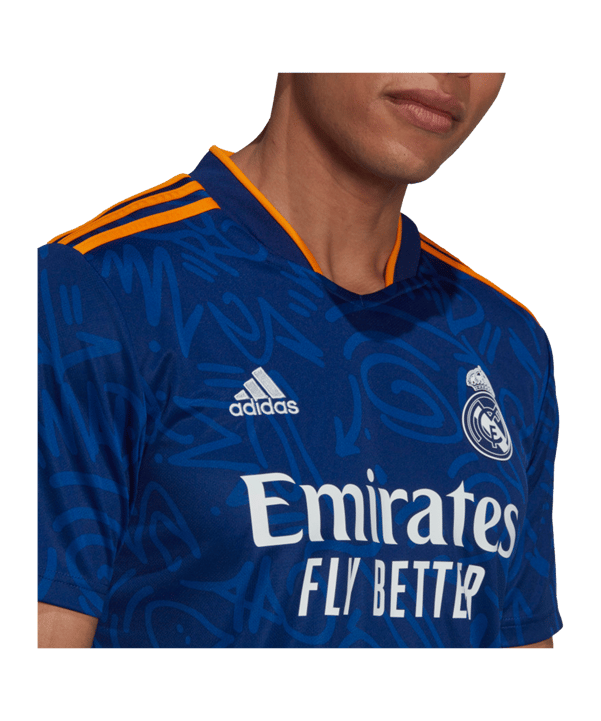 adidas Real Madrid Trikot Away 2021/2022 Blau - blau