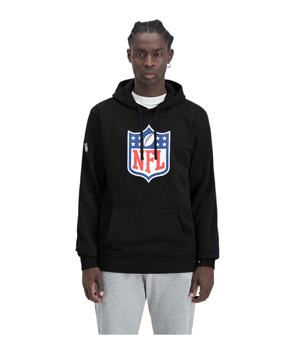 New Era Logo Hoody Schwarz - schwarz