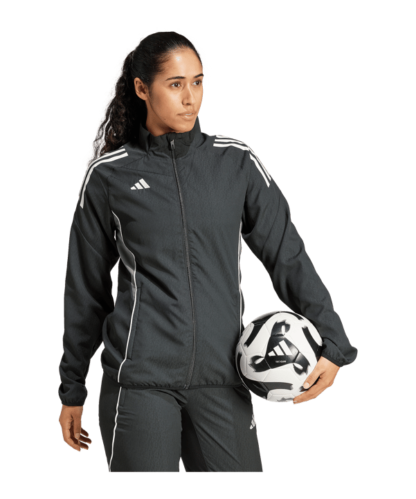 adidas Tiro 25 Competition Präsentationsjacke Damen Schwarz - schwarz