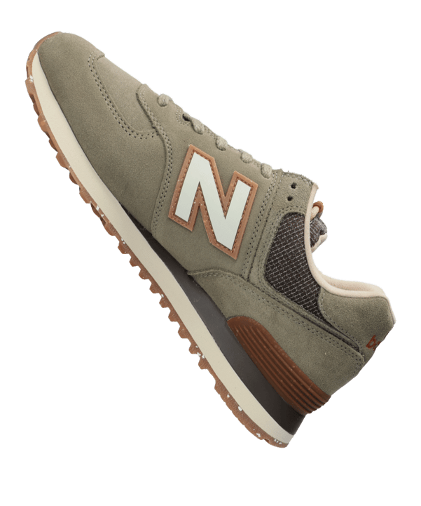 New Balance ML574 D Sneaker Grün F6 - braun