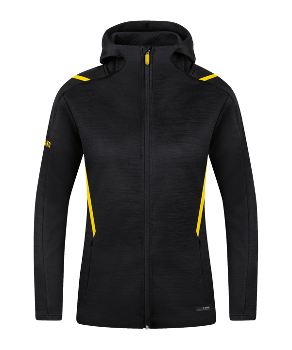 JAKO Challenge Freizeit Kapuzenjacke Damen F505 - schwarz