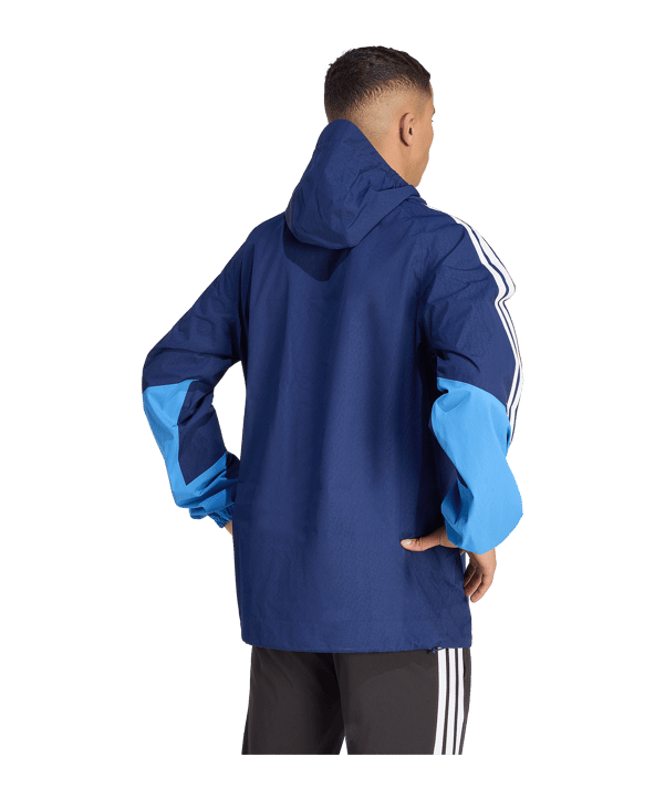 adidas Tiro 26 Regenjacke Dunkelblau - blau