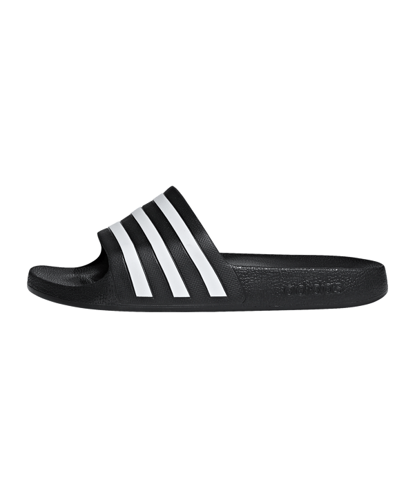 adidas Adilette Aqua Badelatsche Schwarz Weiss - schwarz