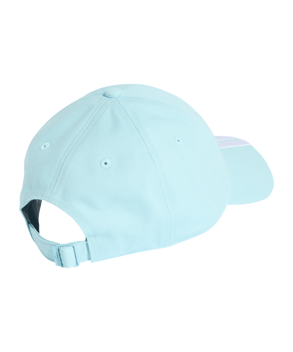 adidas 3 Stripes Baseball Cap Blau - blau