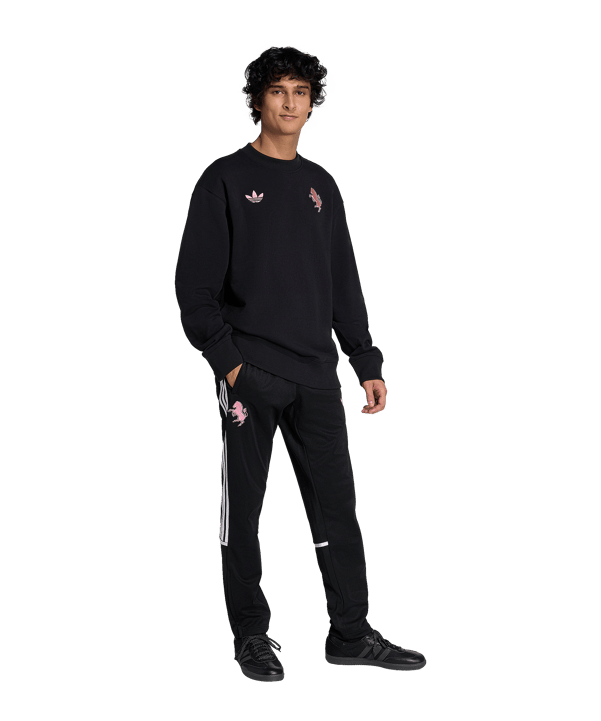adidas Juventus Turin Lfstlr Sweatshirt Schwarz - schwarz