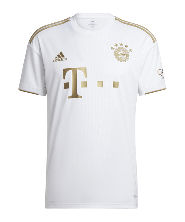 adidas FC Bayern München Trikot Away 2022/2023 Weiss - weiss