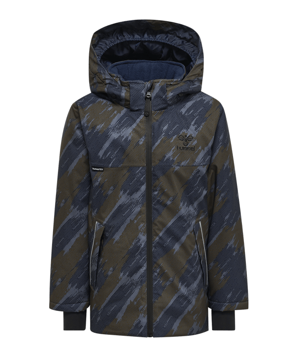 Hummel Logan Tex Jacke Kids Grün F6086 - gruen