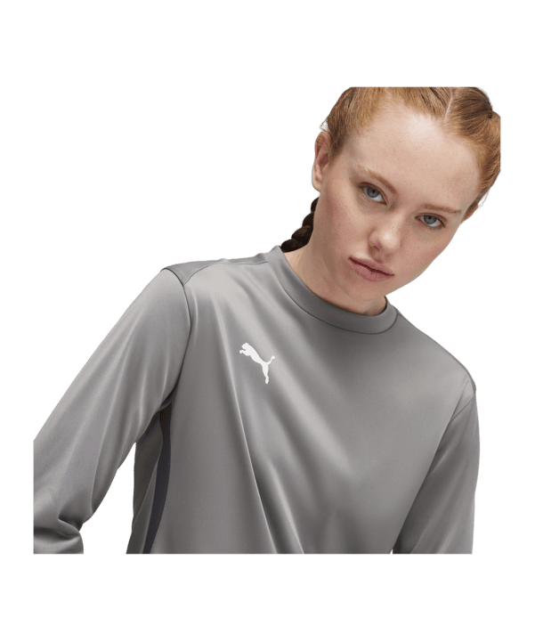 PUMA teamGOAL Training Sweatshirt Damen Grau F13 - grau