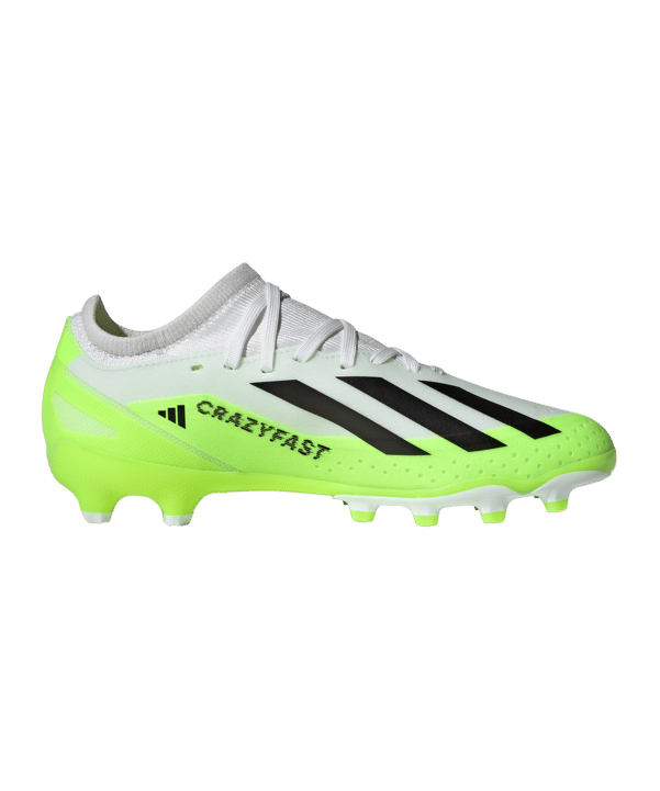 adidas X Crazyfast.3 MG Crazyrush Kids Weiss Schwarz Gelb - weiss