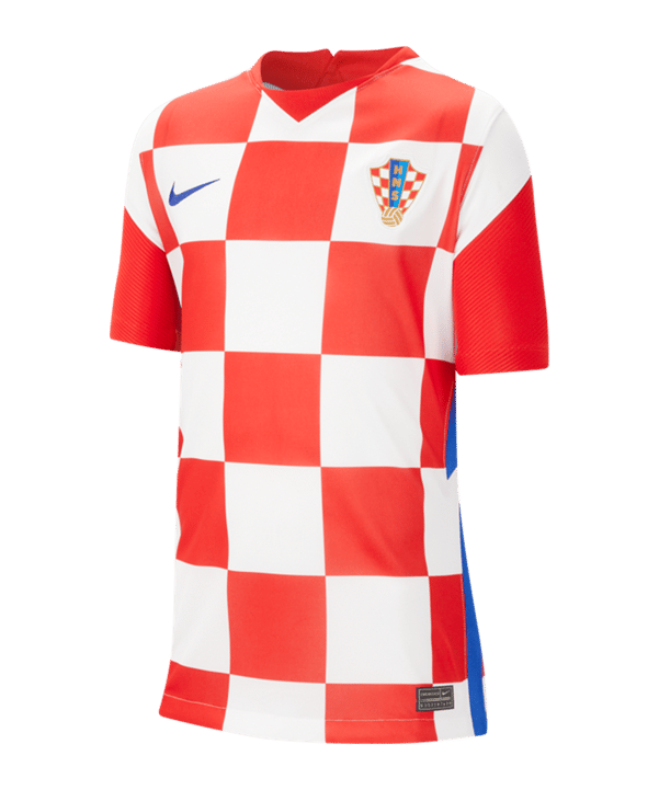 Nike Kroatien Trikot Home EM 2020 Kids Weiss F100 - weiss