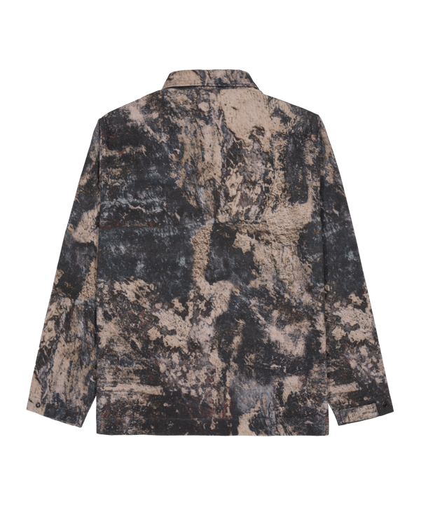 HERESY Fresco Over Hemd Grau Beige - grau