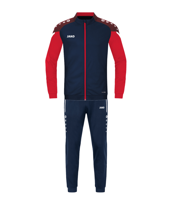 JAKO Performance Polyesteranzug Blau Rot F909 - blau