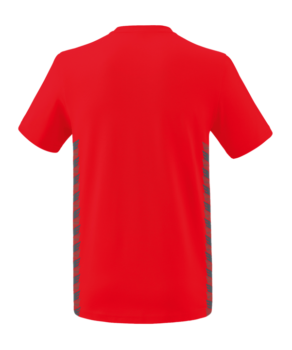 Erima Team Essential T-Shirt Rot Grau - rot