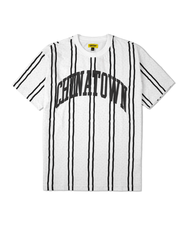 Market Uv Striped T-Shirt Weiss - weiss