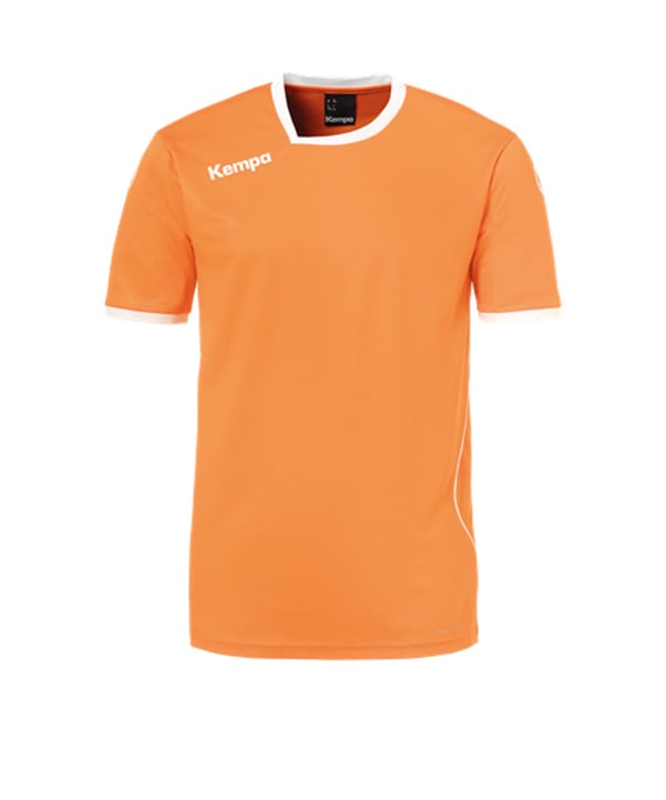 Kempa Curve Trikot T-Shirt Orange Weiss F10 - orange