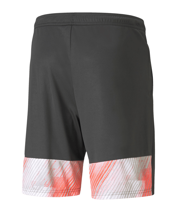 PUMA individualCUP Short Weiss Rot F41 - grau