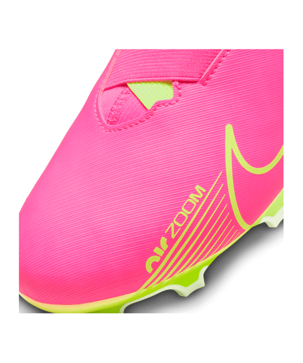 Nike Jr Air Zoom Mercurial Superfly IX Academy FG/MG Luminous Kids Pink Gelb F605 - rosa