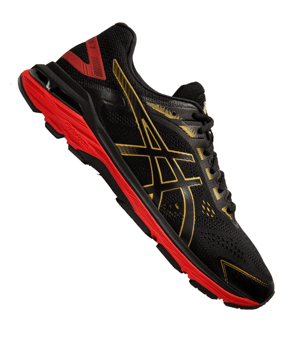 Asics GT-2000 7 Running Schwarz Gold F001 - schwarz