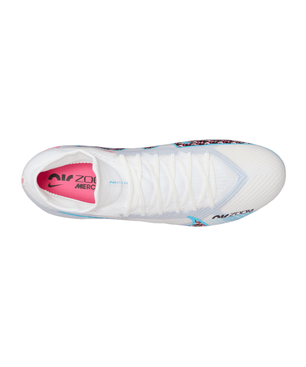 Nike Air Zoom Mercurial Superfly IX Pro FG Blast Weiss Blau Pink F146 - weiss