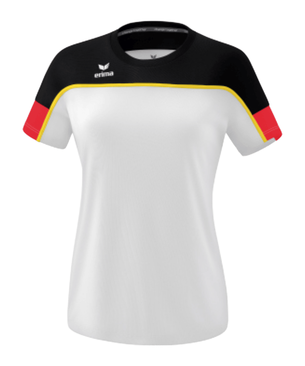 Erima Change by T-Shirt Damen Weiss Schwarz - weiss