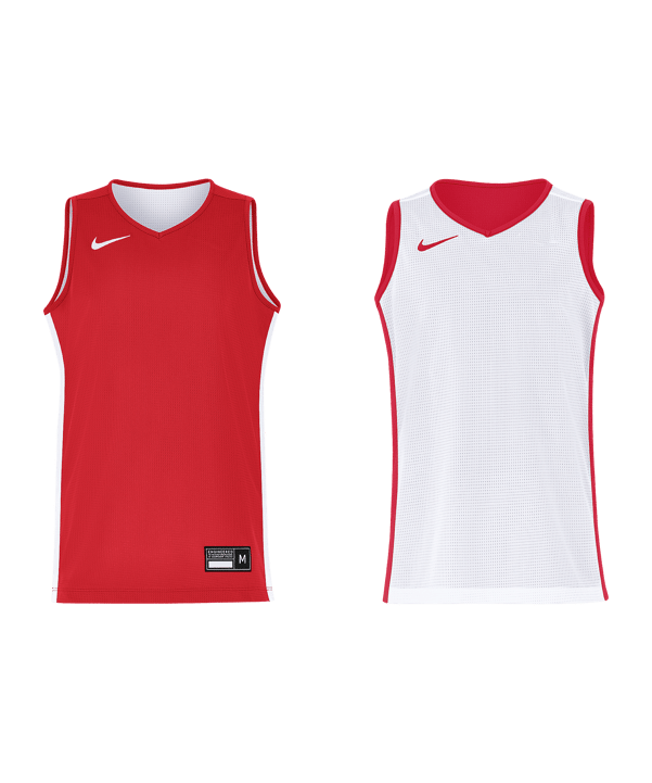 Nike Team25 Basketball Stock Reversible Trikot Kids Rot F657 - rot