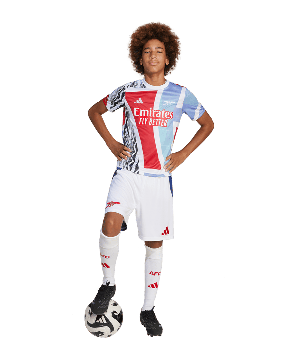 adidas FC Arsenal London Prematch Shirt 2024/2025 Kids Rot - rot
