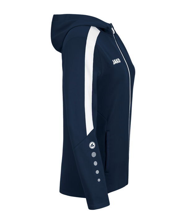JAKO Power Kapuzenjacke Damen Blau F900 - blau