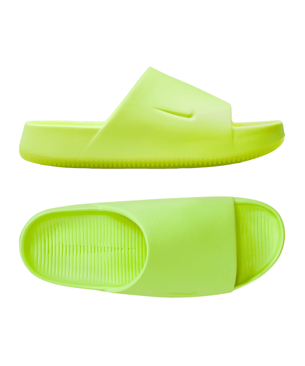 Nike Calm Slide Badelatsche Gelb F700 - grau