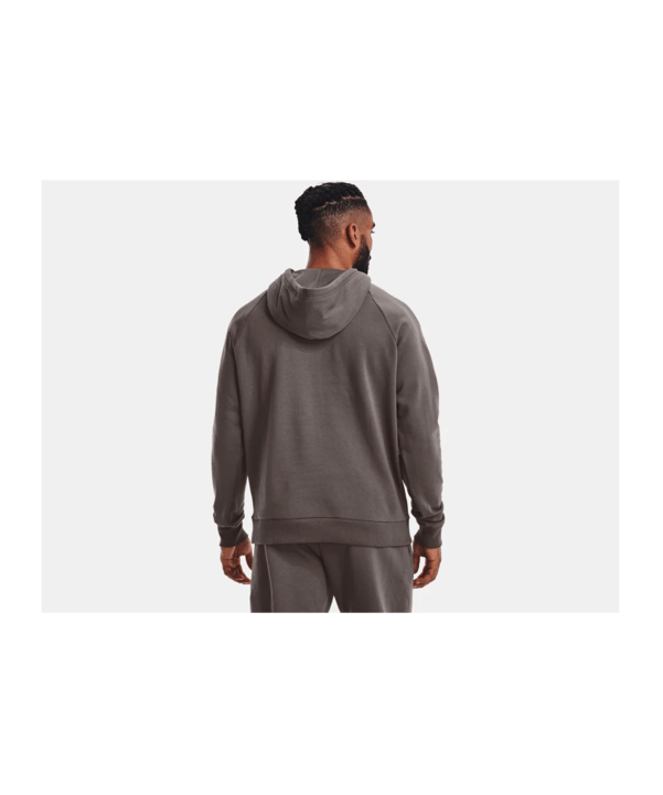 Under Armour Rival Big Logo Fleece Hoody F176 - braun