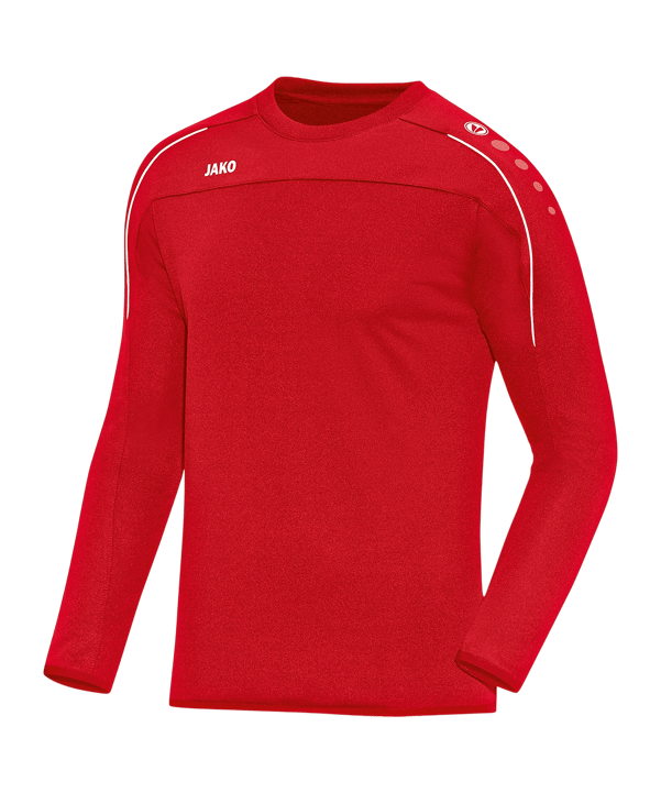JAKO Classico Sweatshirt Rot Weiss F01