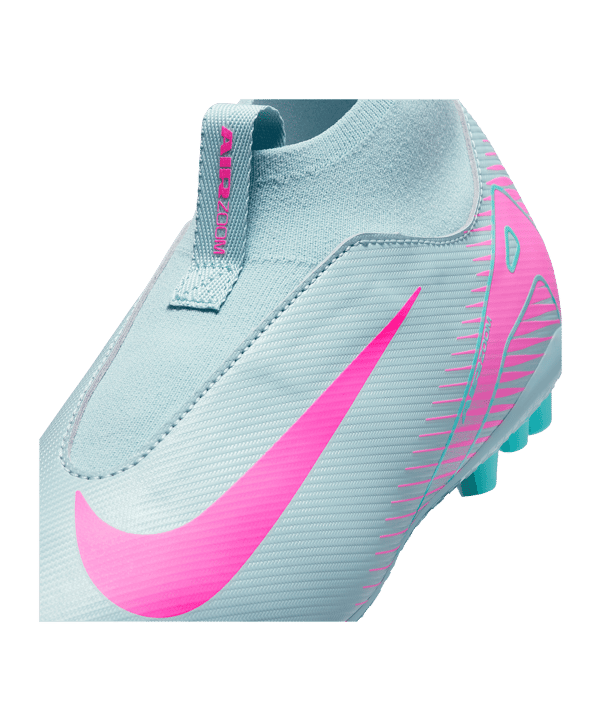 Nike Jr Air Zoom Mercurial Superfly X Academy AG Prism Enfants Bleu C301 - bleu