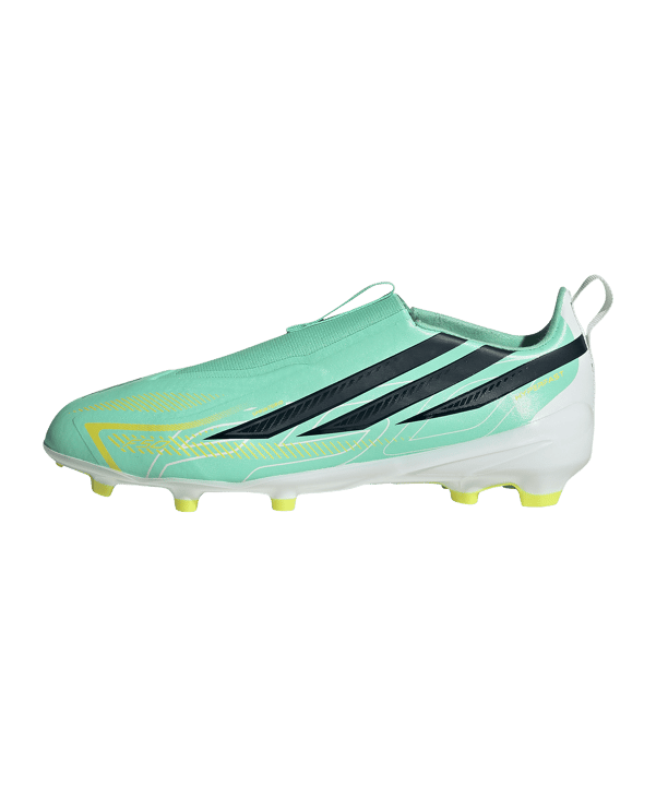 adidas F50 Hyperfast League LL FG Final Rush Bambini Verde - verde