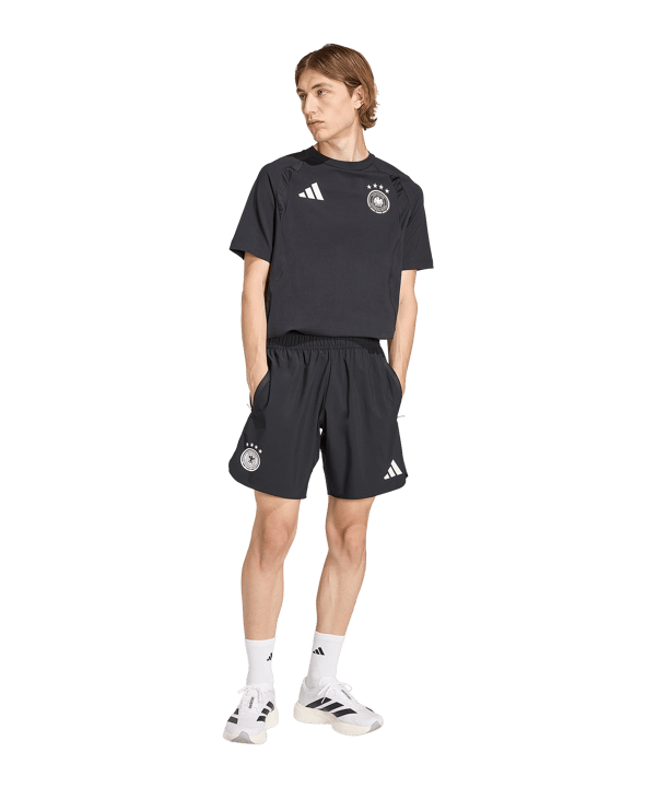 adidas DFB Deutschland Tiro Travel Short Schwarz - schwarz