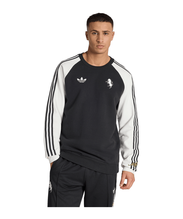 adidas Juventus Turin Originals Sweatshirt Schwarz - schwarz
