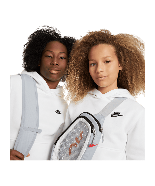 Nike Club Fleece  Hoody Kids Weiss F100 - weiss