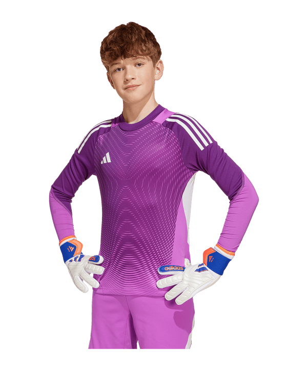 adidas Tiro 25 Pro Torwarttrikot Kids Lila - lila