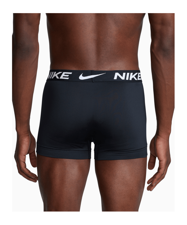 Nike Dri-Fit Micro Trunk Boxershort 3er Pack FUB1 - schwarz
