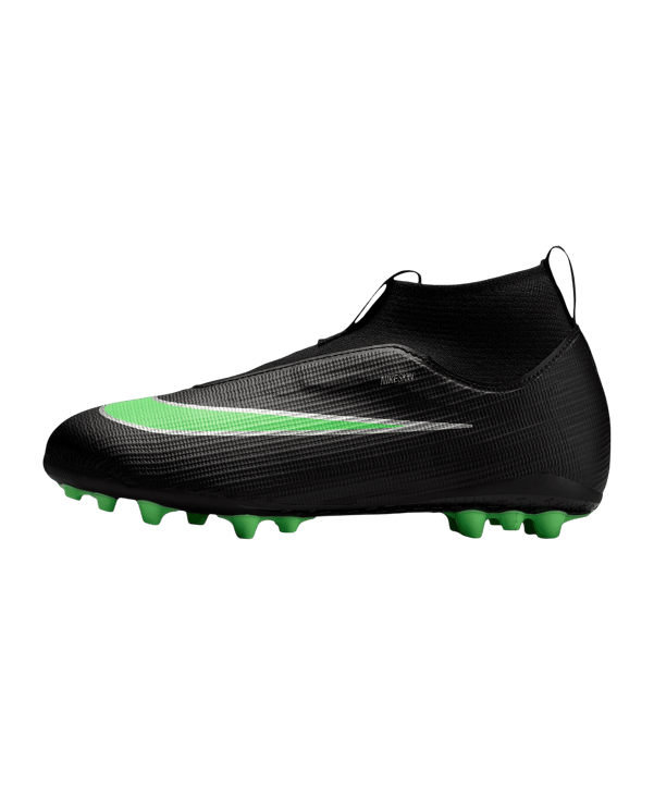 Nike Jr. Air Zoom Mercurial Superfly XI Academy High AG Shadow Kids Schwarz F001 - schwarz