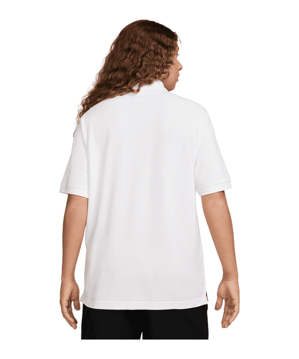Nike Club Poloshirt Weiss Schwarz F100 - weiss