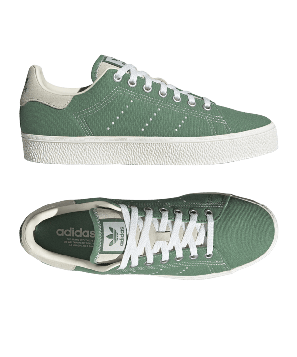 adidas Originals Stan Smith CS Grün Weiss Silber - gruen