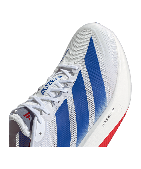 adidas Adizero Boston 13 Laufschuh Weiß - weiss