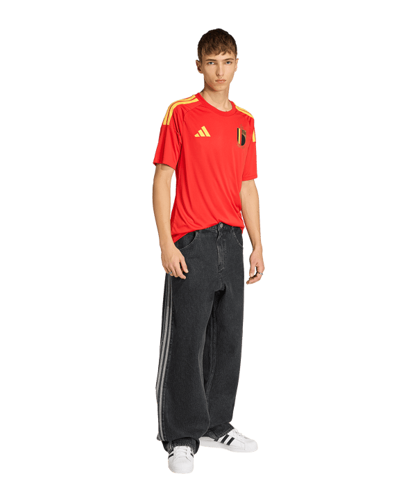 adidas KBVB Belgien Fan Trikot Home WM 2026 Rot - rot
