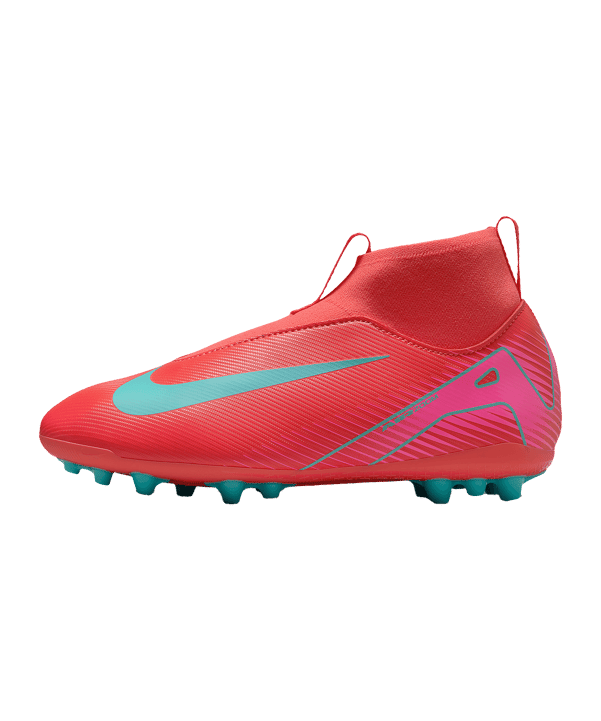 Nike Jr Air Zoom Mercurial Superfly X Academy AG Mad Energy Kids Rot F800 - rot