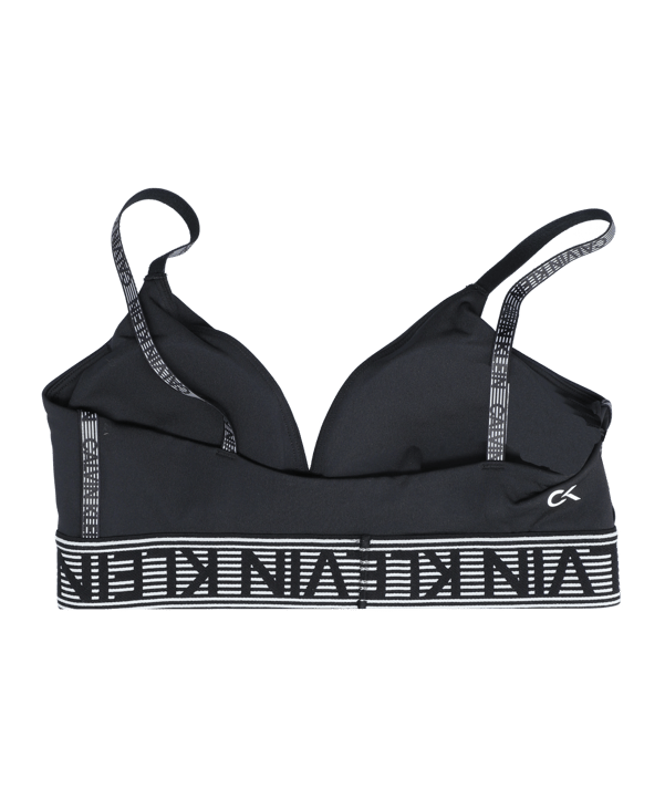 Calvin Klein Low Support Sport-BH Weiss F001 - schwarz