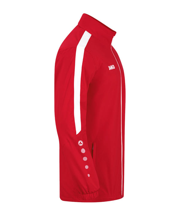 JAKO Power Allwetterjacke Kids Rot Weiss F100 - rot