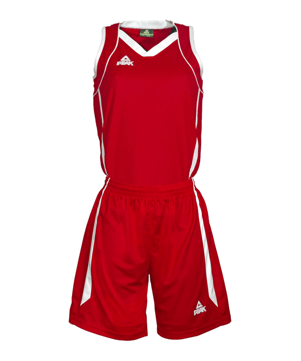 Peak Basketball Team Set Trikot Set Rot - rot