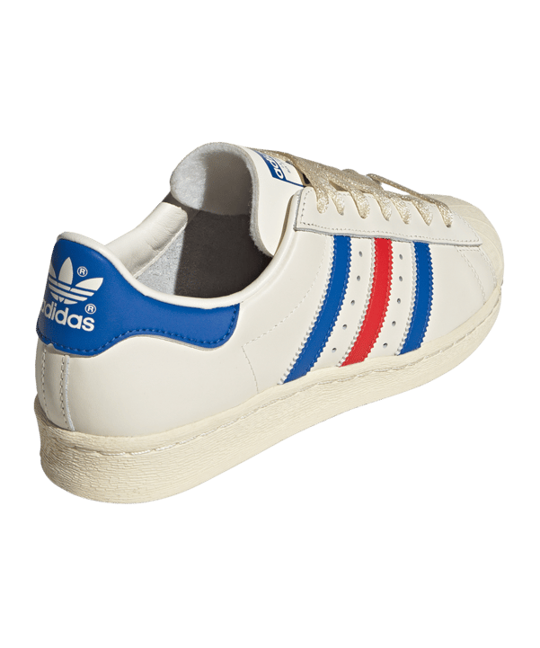 adidas Originals Superstar 82 Weiss Blau - weiss