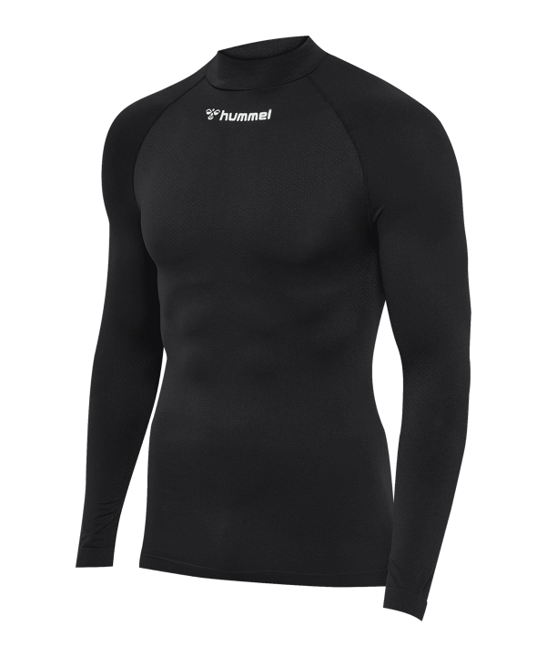 Hummel Bl Comfort 2.0 Mockneck T-Shirt Schwarz F2001 - schwarz
