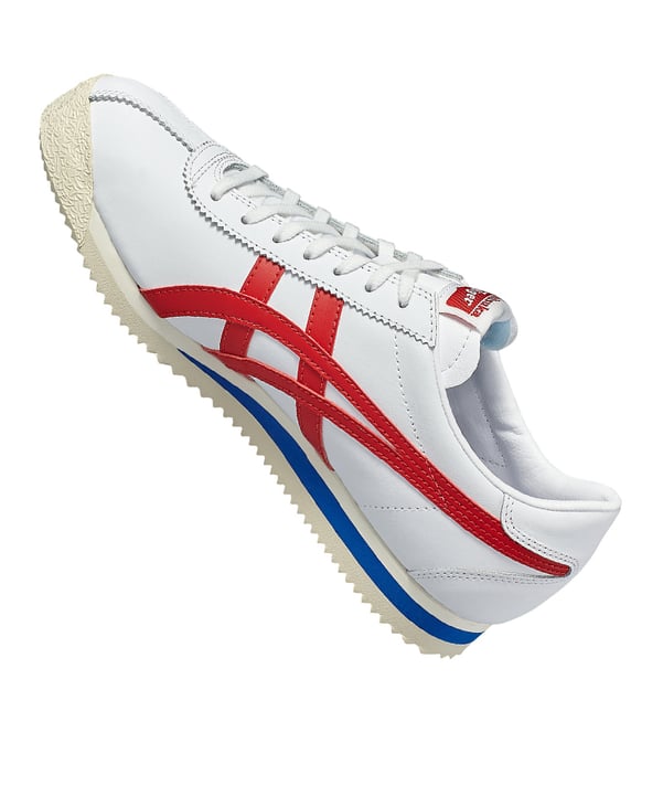 Onitsuka Tiger Corsair Sneaker Weiss Rot F0123 - weiss